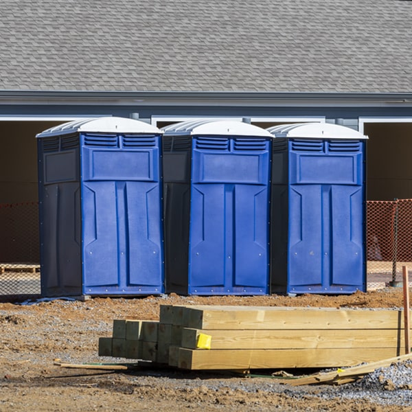 how can i report damages or issues with the porta potties during my rental period in Markesan WI